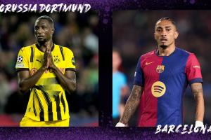 多特有无翻盘希望？欧冠历史仅有一次4球落后大逆转，巴萨6-1巴黎